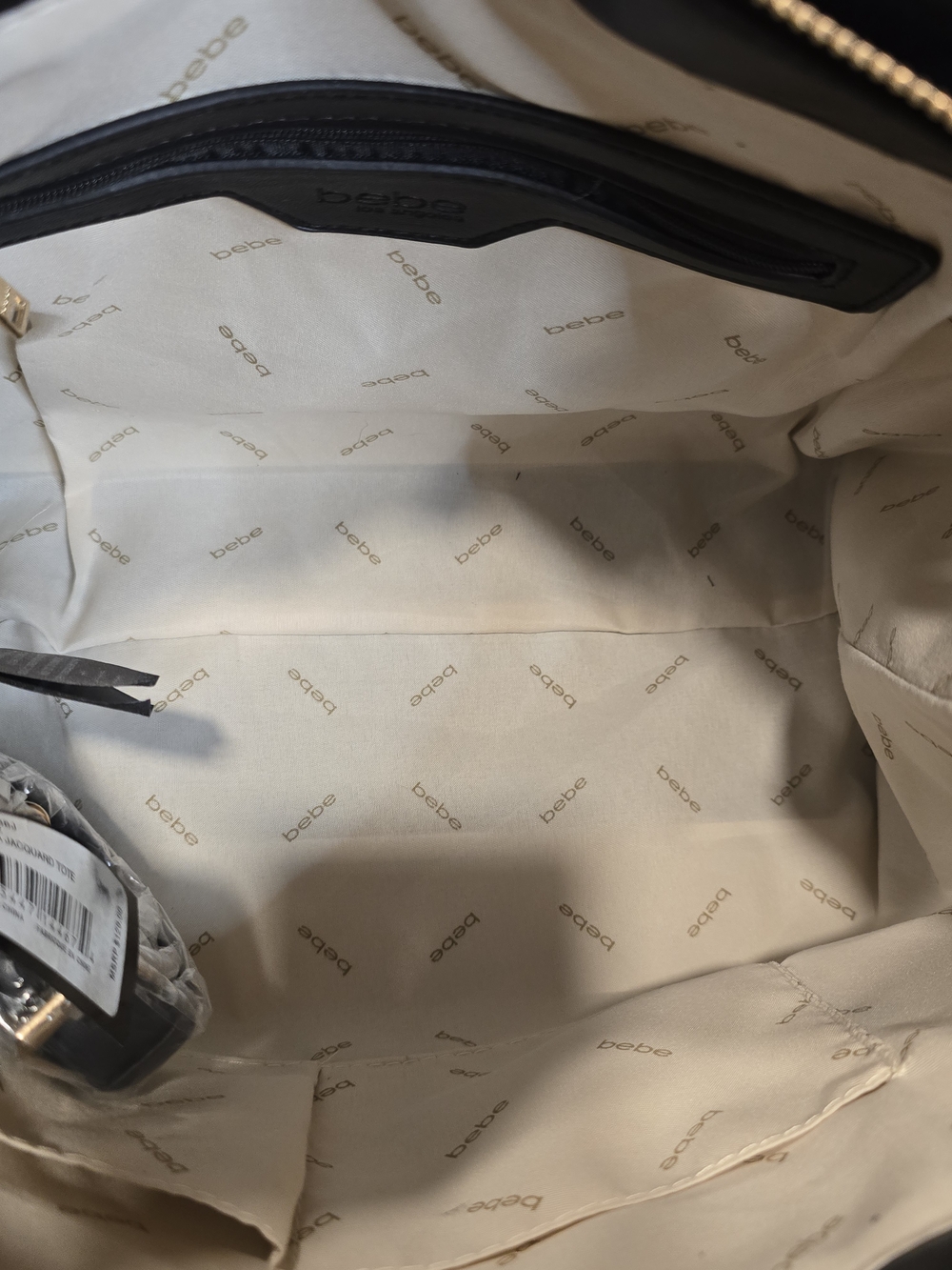 Bebe Tutulla Monogram Jacquard Tote Bag NWT - Picture 6 of 6